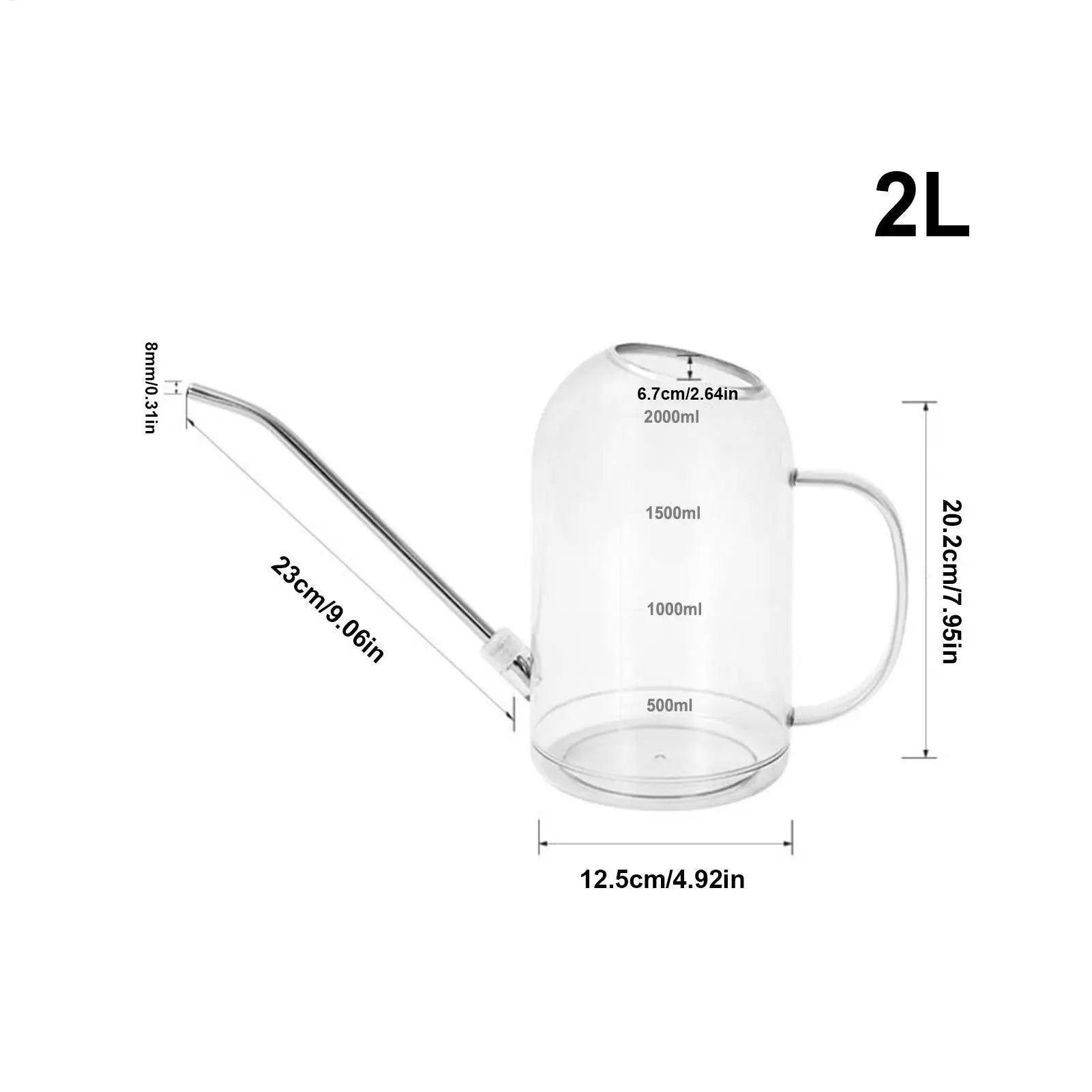 Watering Can Indoor Plants 2L Long Spout Flower