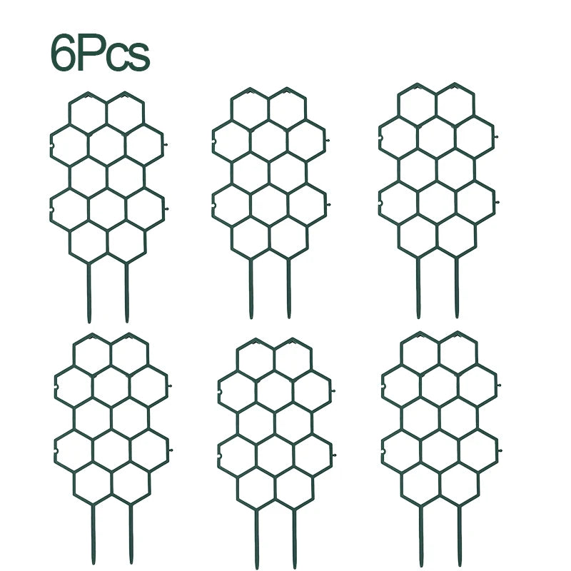 Honeycomb Design Plant Trellis Plastic Climbing Frame Indoor