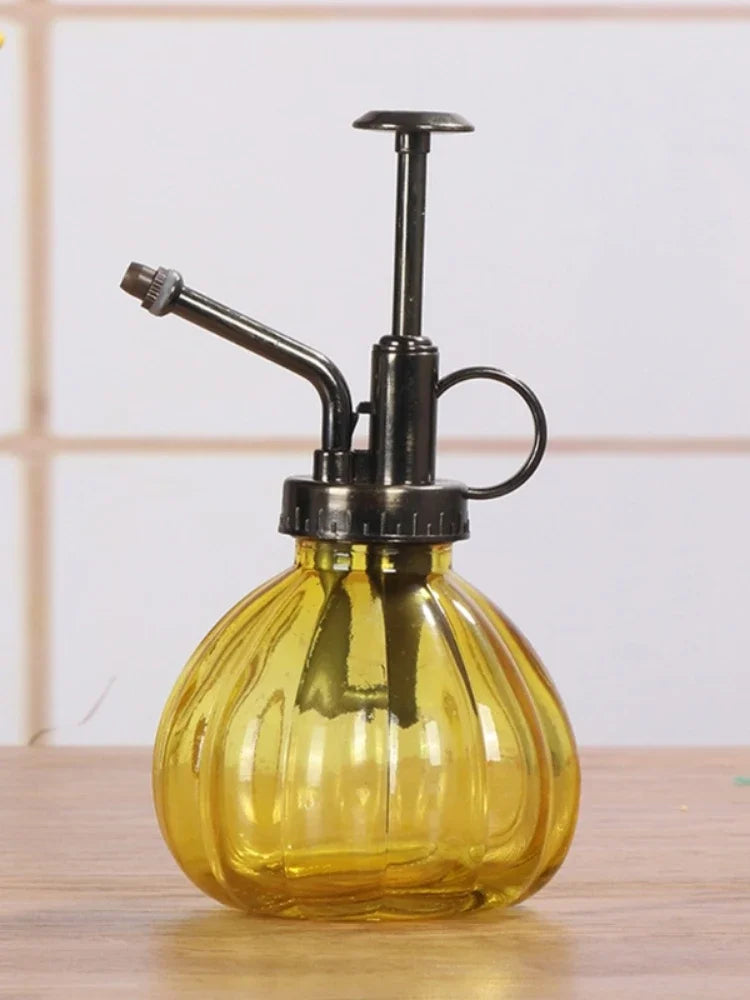 Glass Watering Can Pot Vintage Plant Mister Pressure
