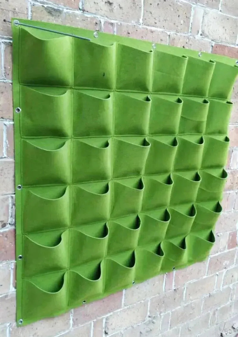 NEW Wall Hanging Pockets Planting Bags Flower