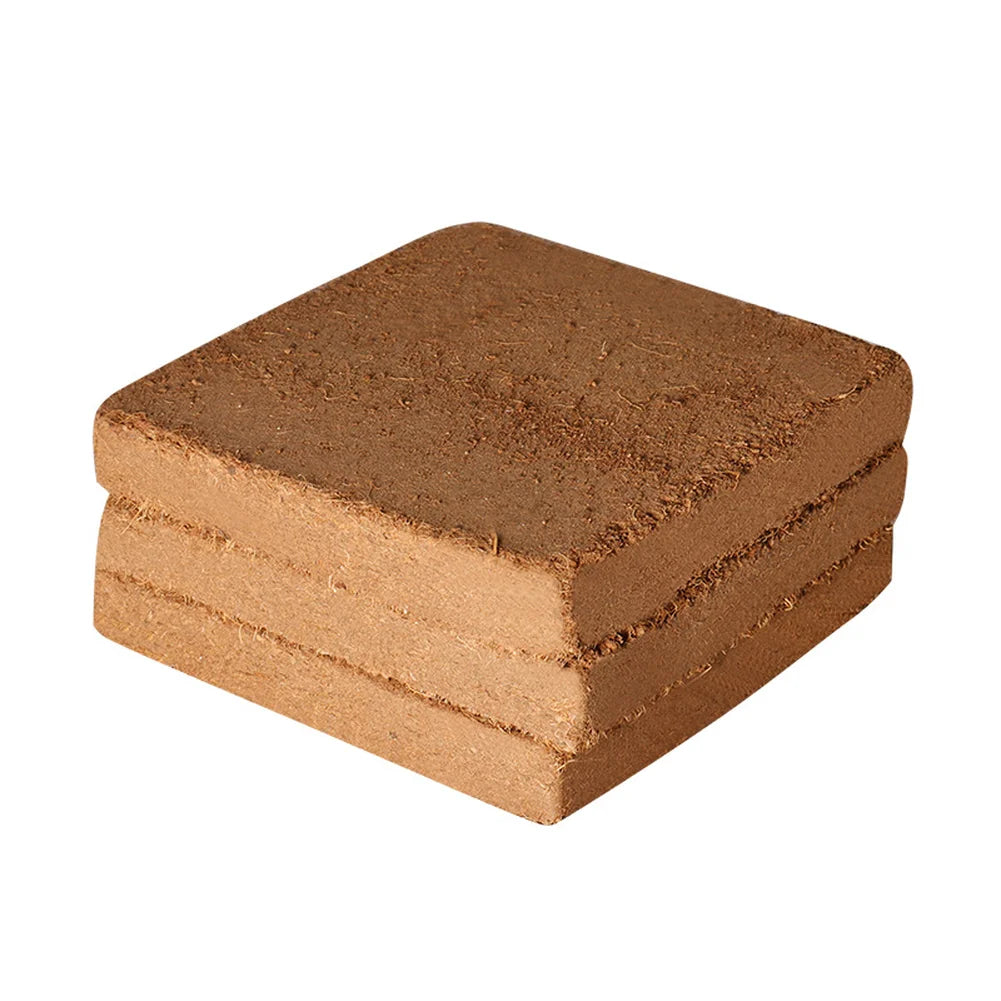 10cm Coconut Coir Soil Brick Natural Lightweight