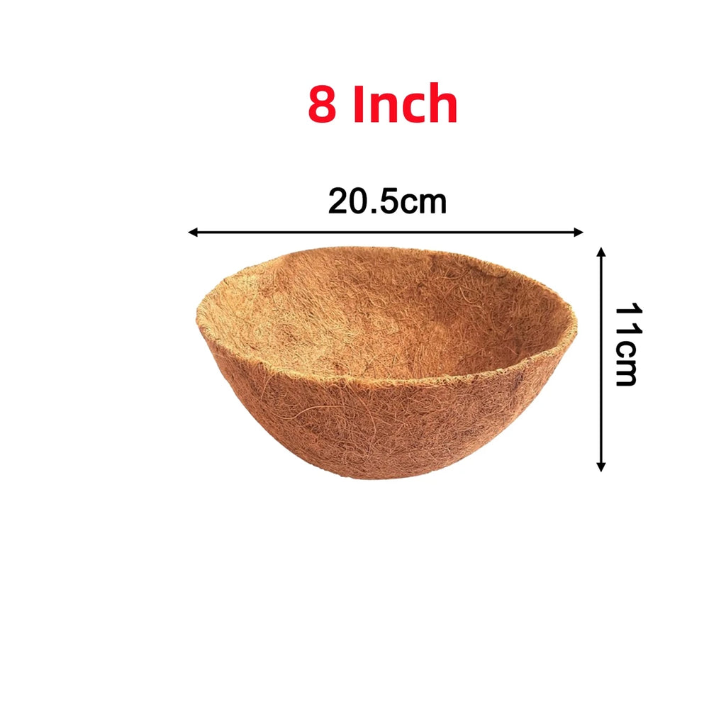 Breathable Round Coconut Palm Mat For Hanging Basket