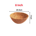 Breathable Round Coconut Palm Mat For Hanging Basket