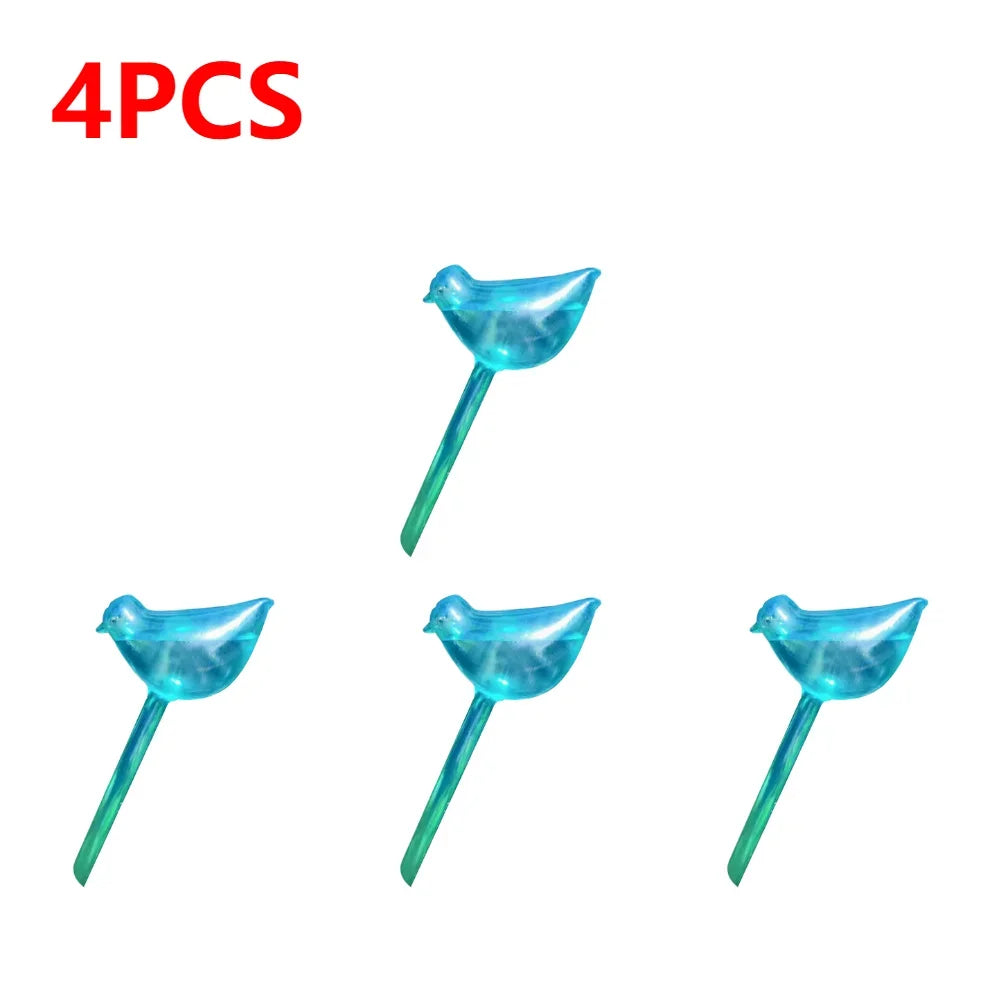 PVC Transparent Plants Watering Bulbs Bird Shape Automatic