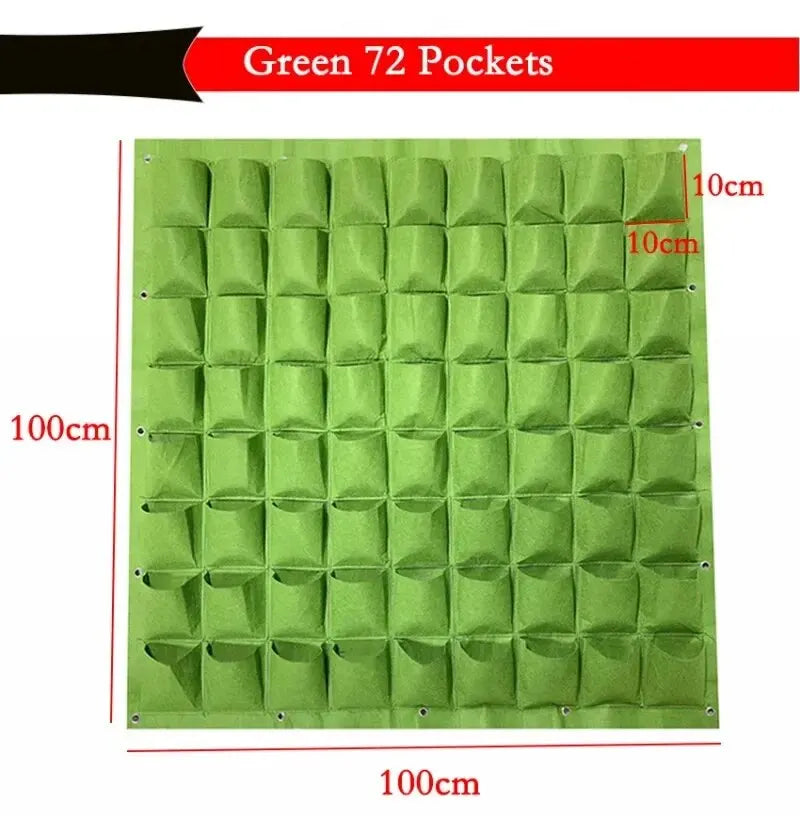 NEW Wall Hanging Pockets Planting Bags Flower
