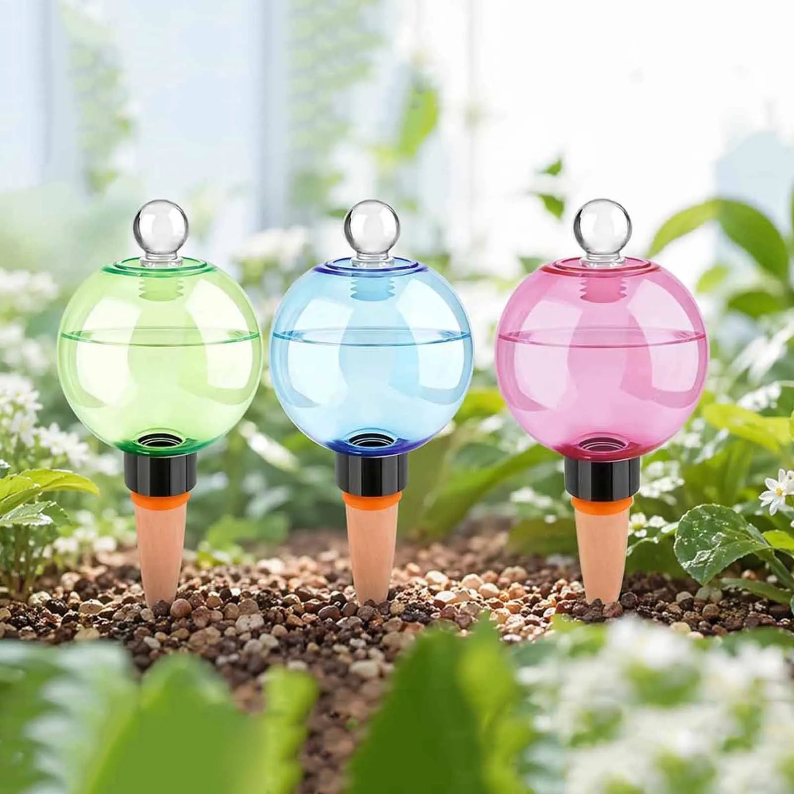 Self Watering Globes Top Fill Automatic Plant Watering