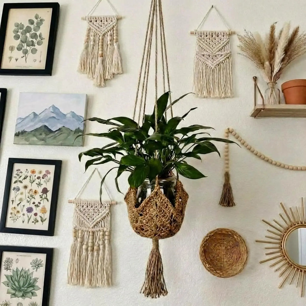 Macrame Plant Hanger For 3-12 Inch Pots