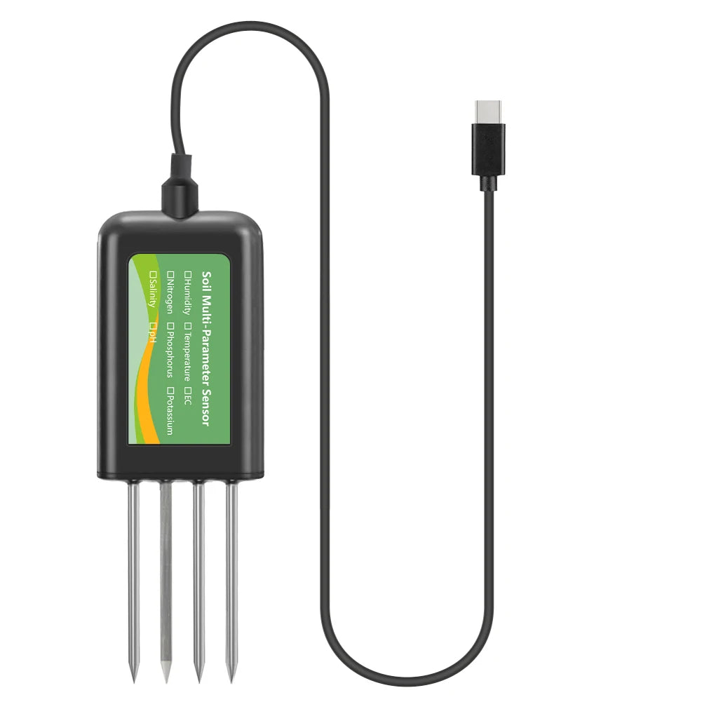 8-in-1 Soil Sensor For Agriculture PH EC Moisture