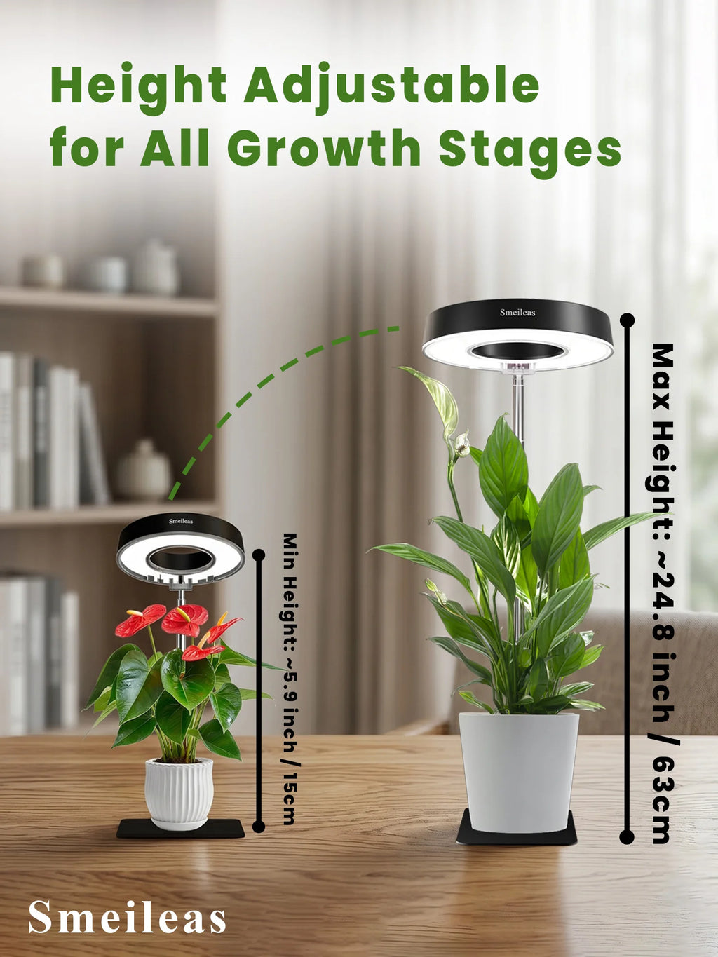 4pcs,All-New Generation Indoor Grow Light Full Spectrum