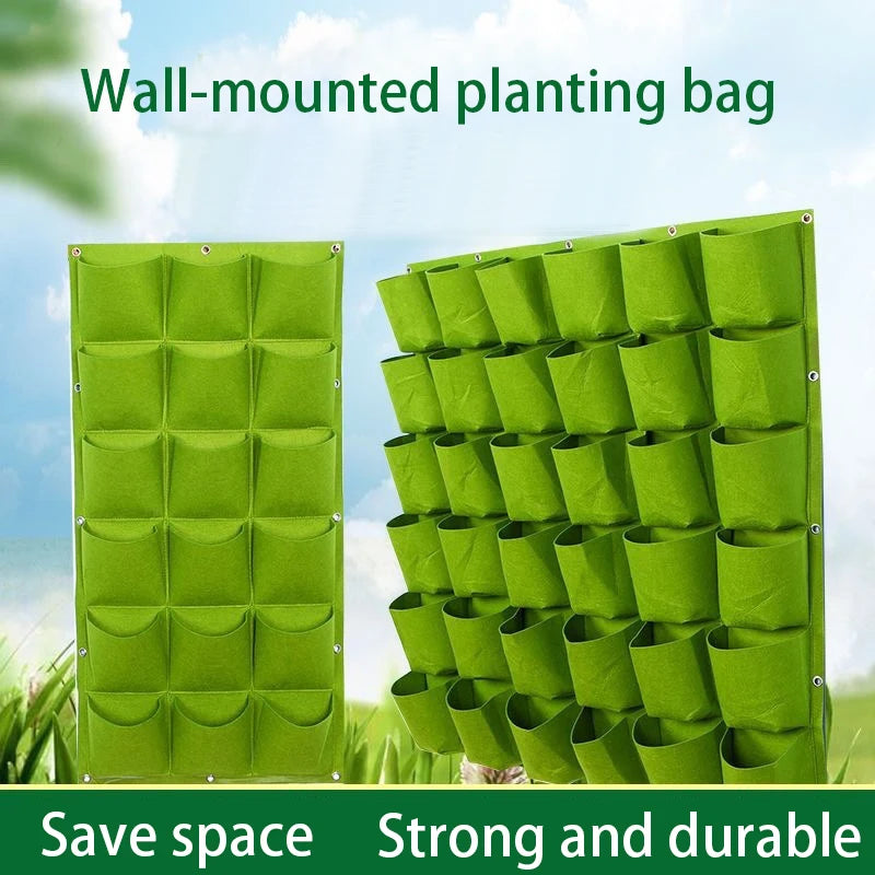 Wall Mounted Planting Bag Wall Planting Flower