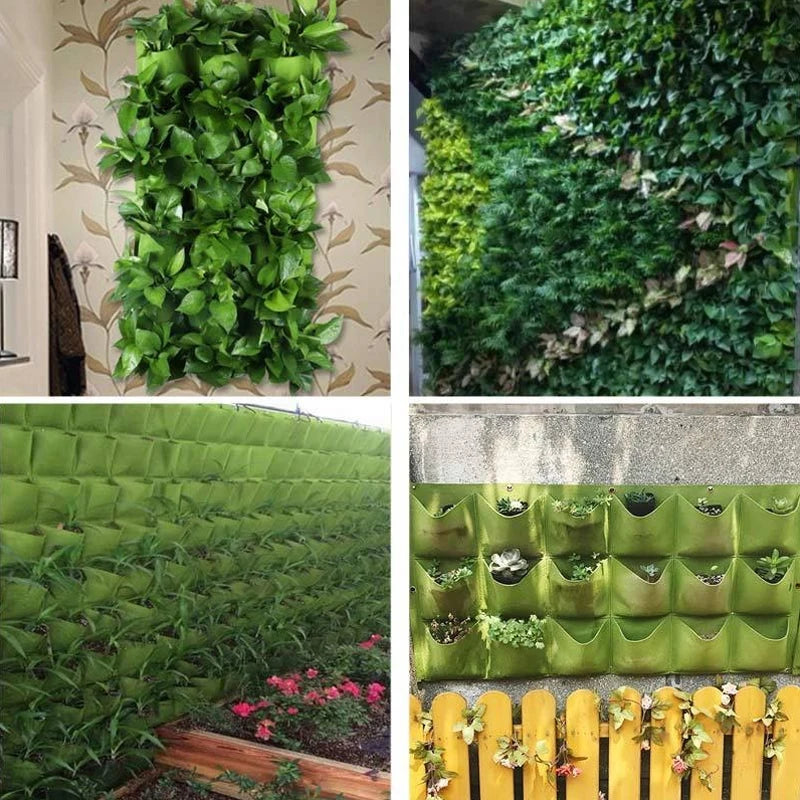Wall Mounted Planting Bag Wall Planting Flower
