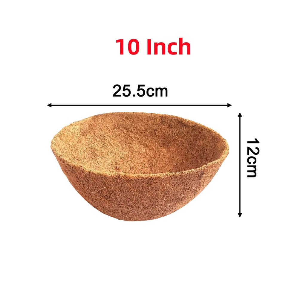 Breathable Round Coconut Palm Mat For Hanging Basket