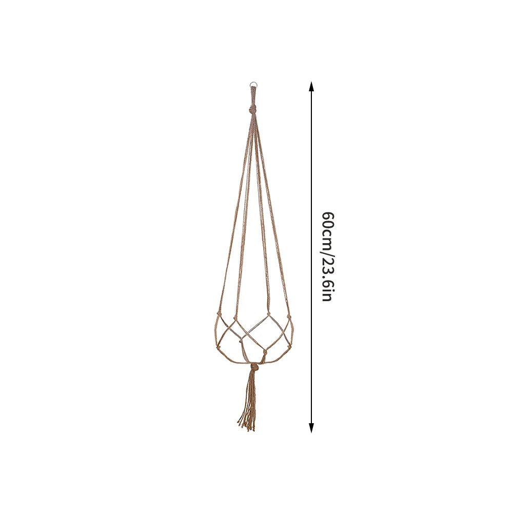 Creative Woven Garden Flowerpot Net Cotton Hemp Rope