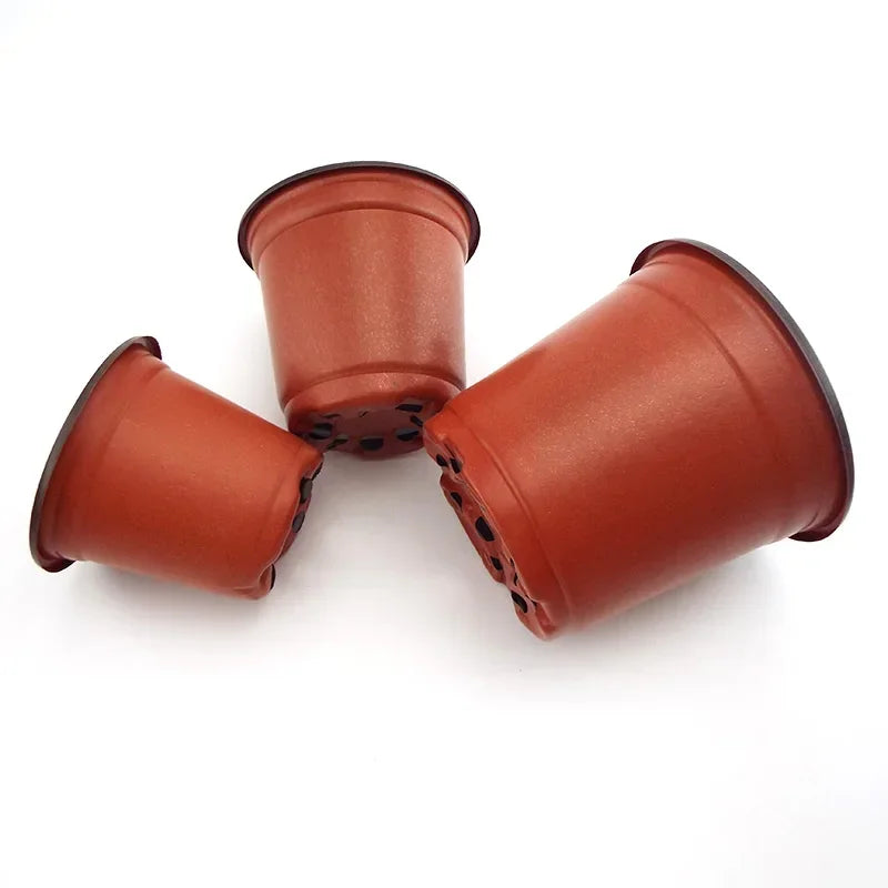 Flowerpot Plastic Grow Box Fall Resistant Tray