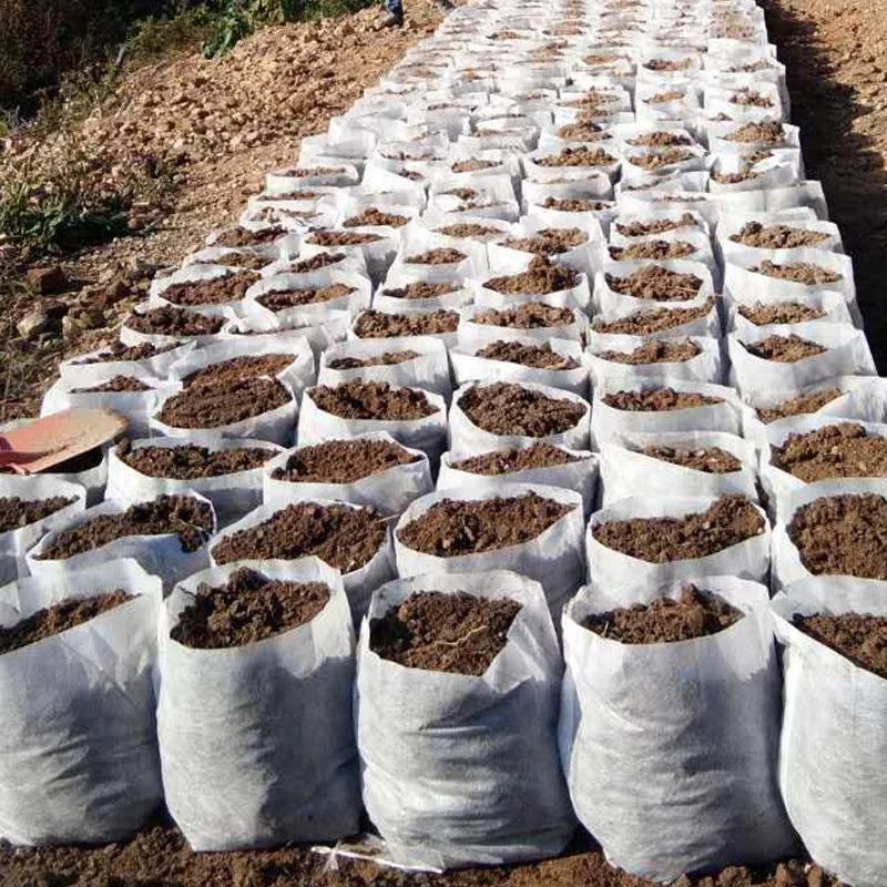 100-500Pcs Biodegradable Nursery Bag Plant Grow Bags
