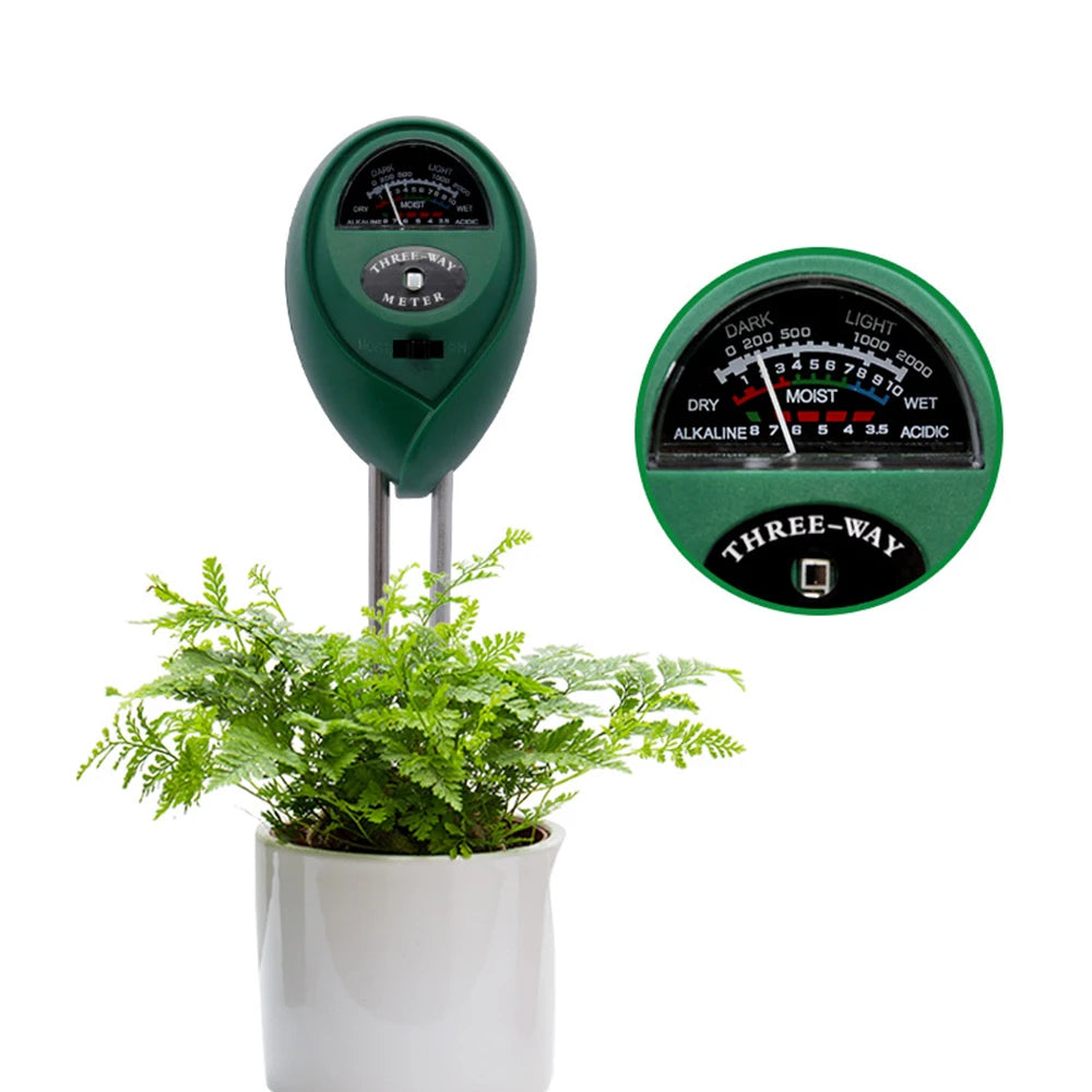 3-in-1 Garden PH Meter Sunlight Soil PH Tester