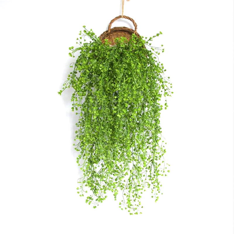 Wall Hanging Flower Planter Wicker Rattam Basket Garden
