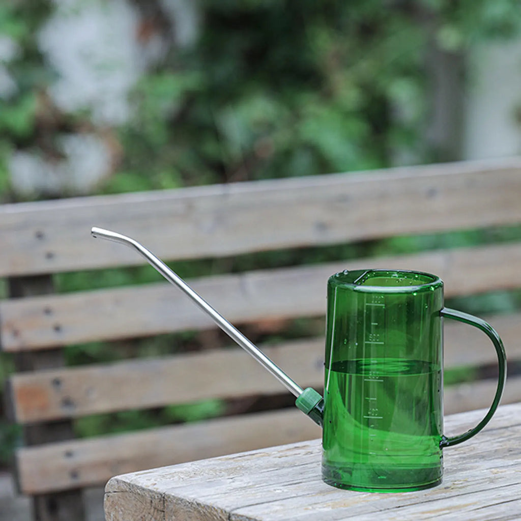 1L/1.5L Indoor Plants Watering Can Transparent Detachable Stainless