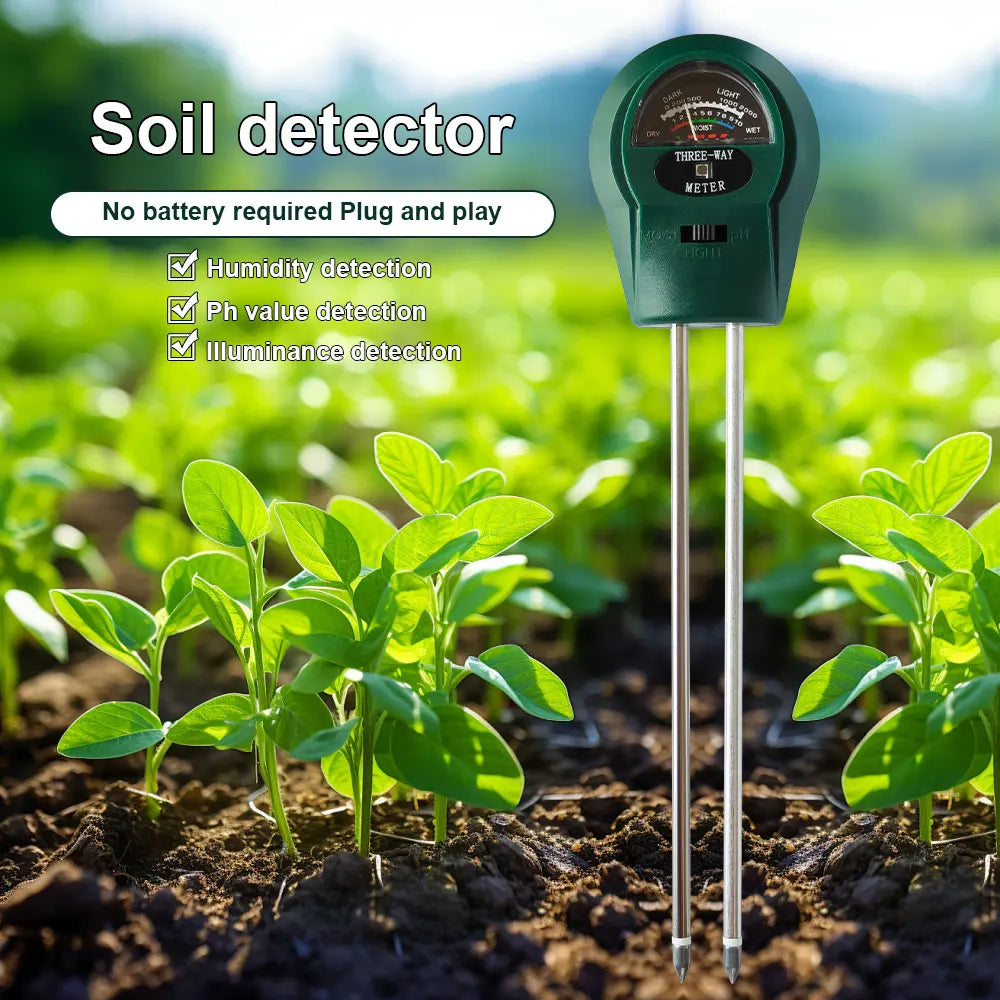 Soil Testing Instrument Equipped With Two Probes Measures