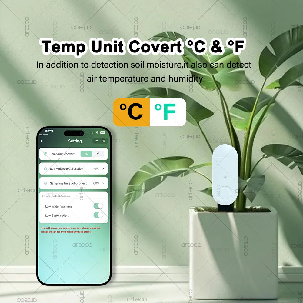 Zigbee 4-in-1 Smart Soil Tester — Illuminance Temperature