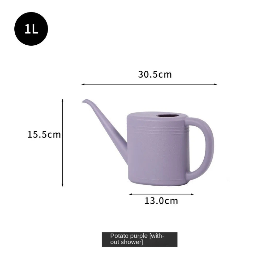 1L/2L Watering Can Pot Plastic Garden Plants Plants