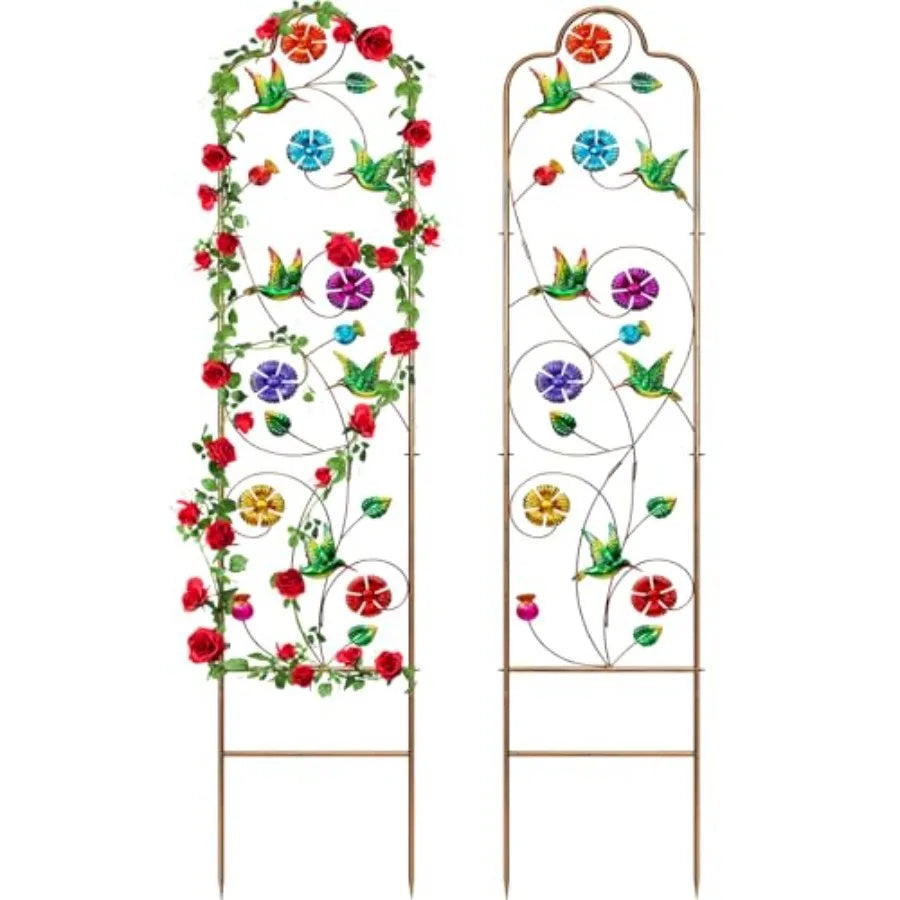 Metal Garden Trellis Arched Fence Trellises For Climbing