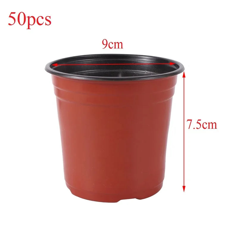 20pcs/50pcs Garden Planter Nursery Plant Grow Pots