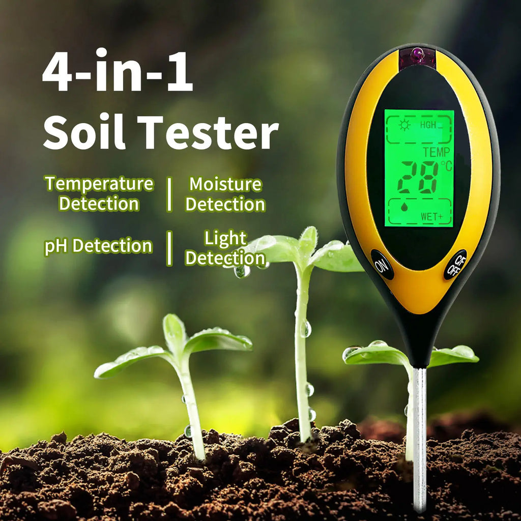 3-in-1 Soil PH Tester PH Light Moisture Acidity