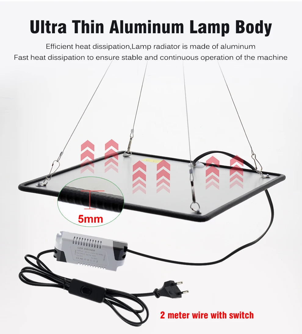 LED Grow Light Full Spectrum Phyto Lamp