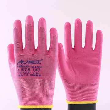 24PCS Safety Work Gloves Non-Slip Seamless Knit