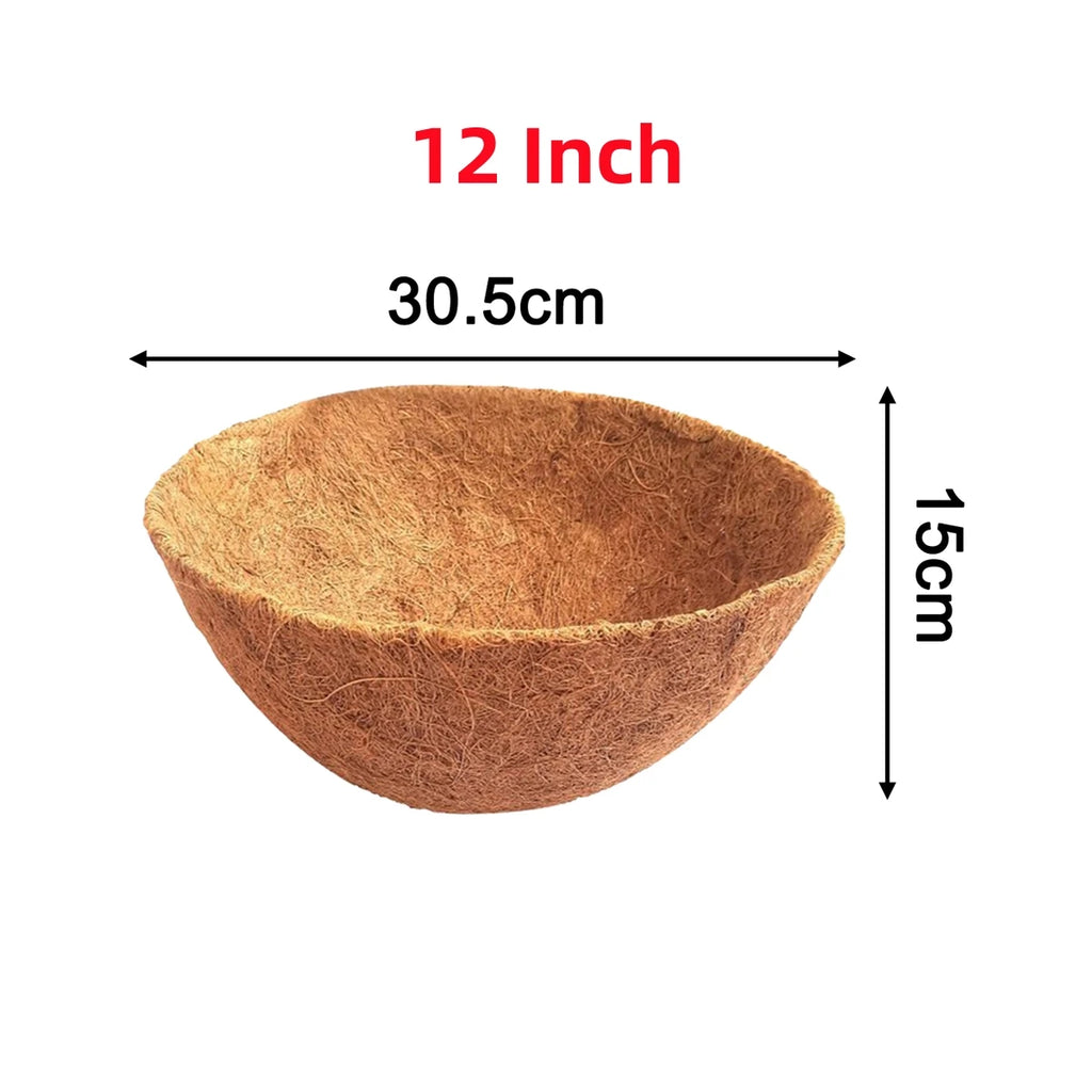 Breathable Round Coconut Palm Mat For Hanging Basket