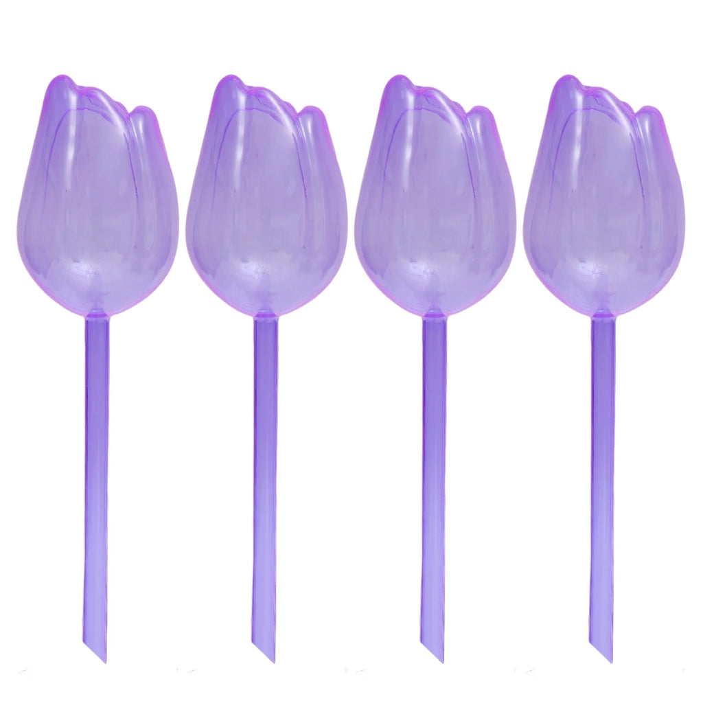 Plastic Tulip Waterer Plant Watering Globes Automatic Drip