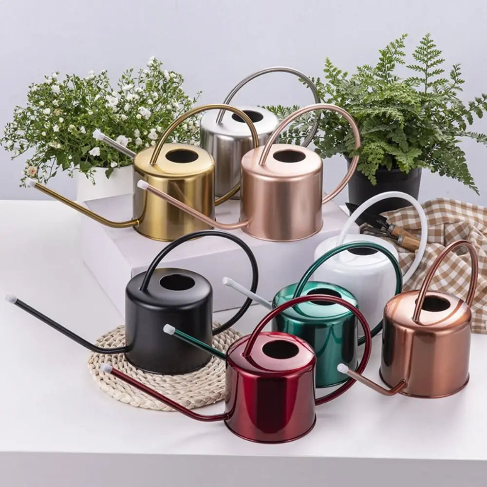 Stainless Steel Watering Can Comfortable Large Capacity Watering