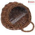 Flower Planter Wall Hanging Wicker Rattam Basket Garden