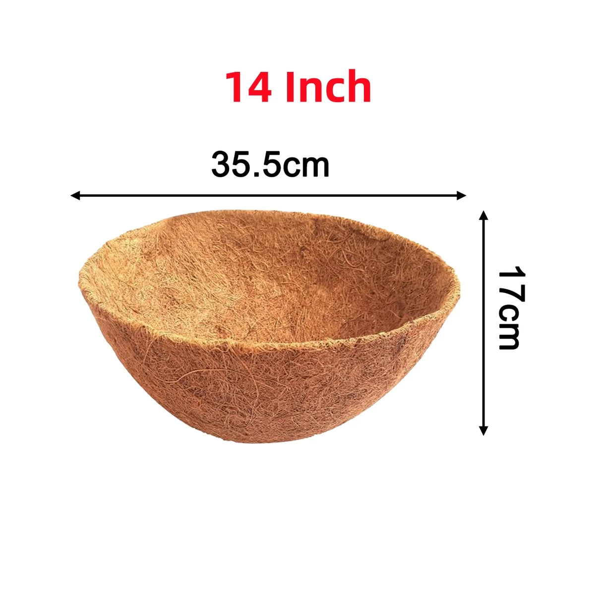 Breathable Round Coconut Palm Mat For Hanging Basket