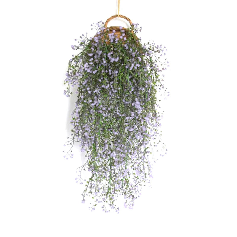 Wall Hanging Flower Planter Wicker Rattam Basket Garden
