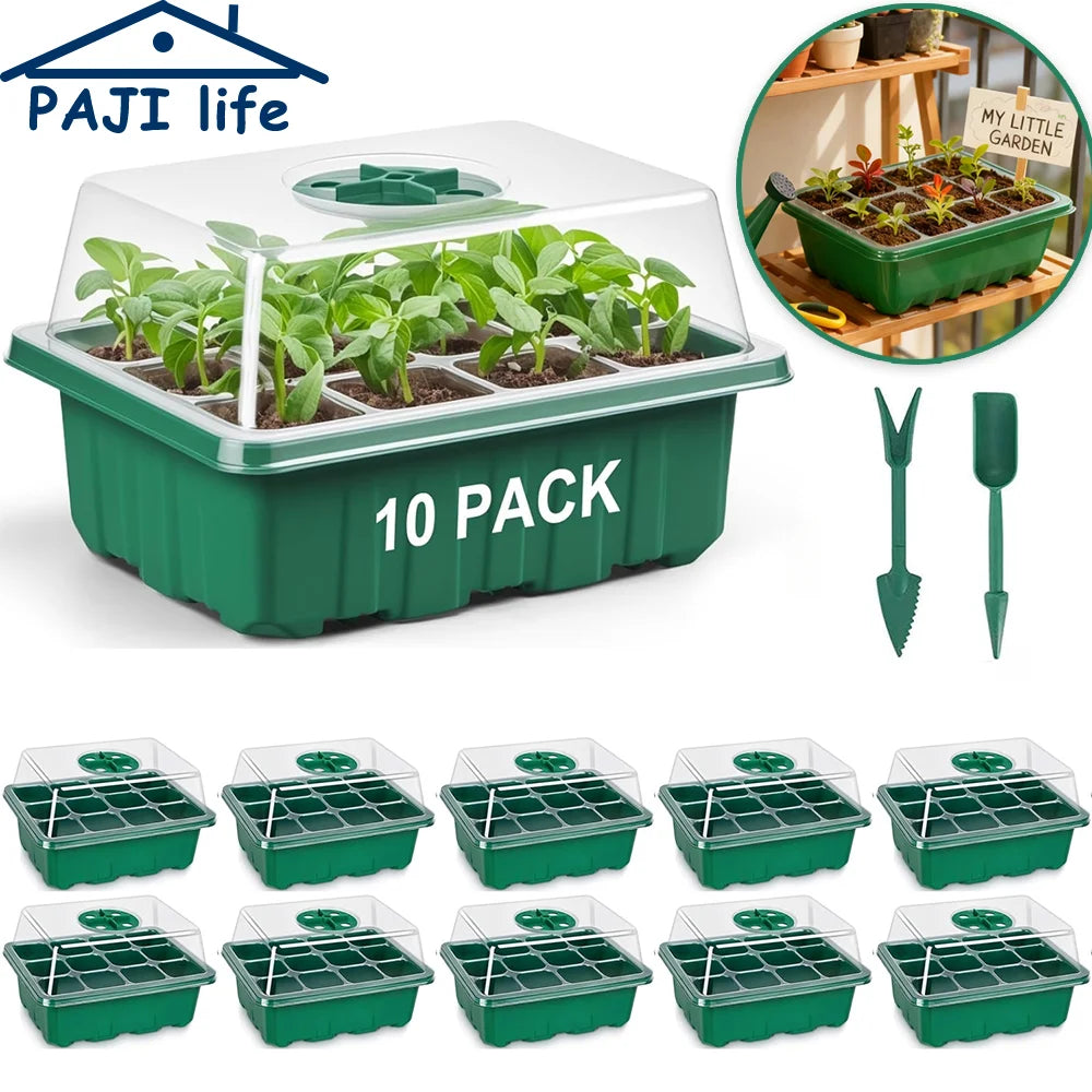Seed Starter Tray Mini Greenhouse Germination Kit