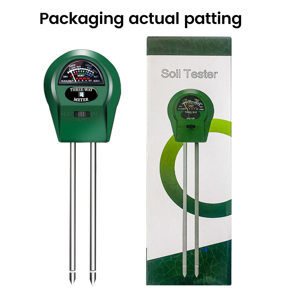 6-in-1 LCD Soil Tester PH Moisture Temperature Humidity
