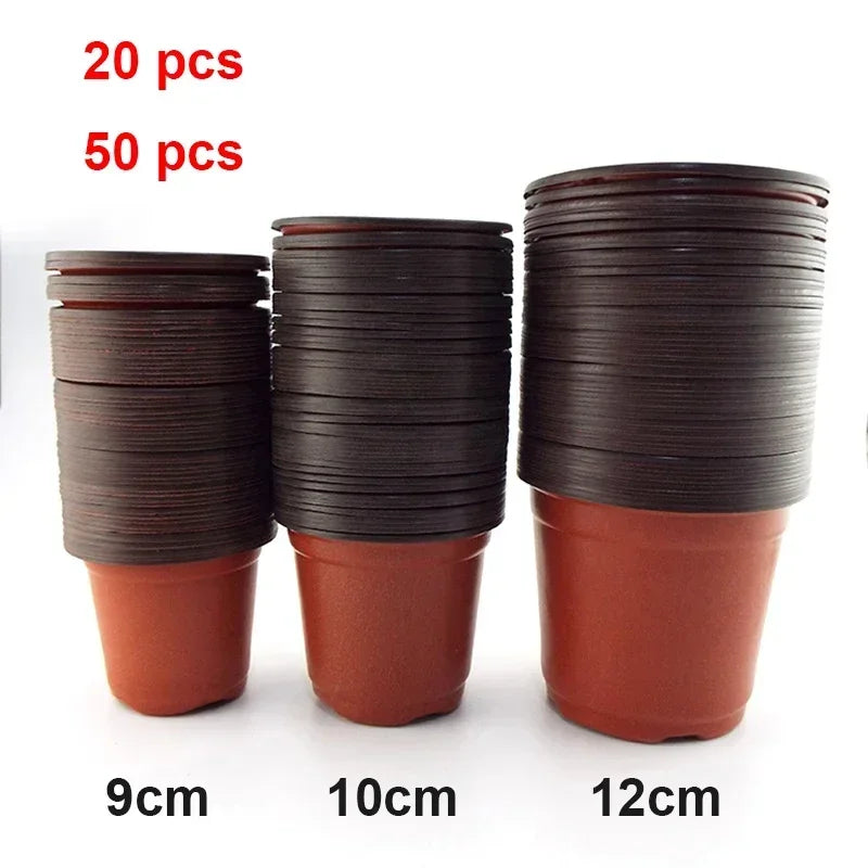 Flowerpot Plastic Grow Box Fall Resistant Tray