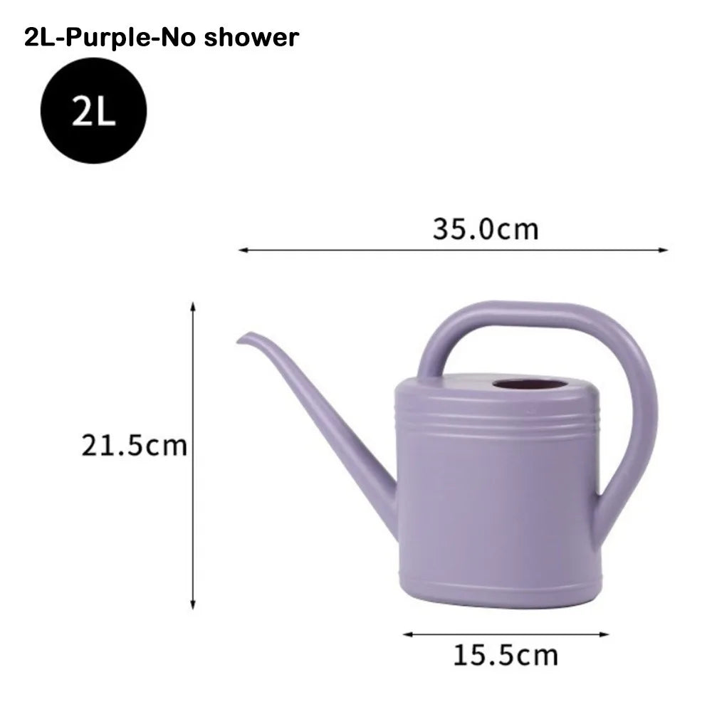 1L/2L Watering Can Pot Plastic Garden Plants Plants