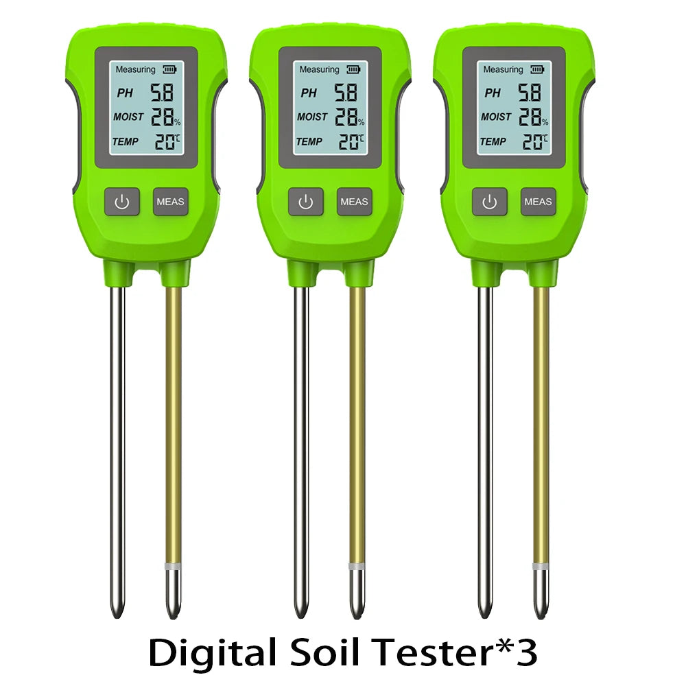 Digital Soil Tester Ph/moisture/temperature High Accuracy Soil Meter